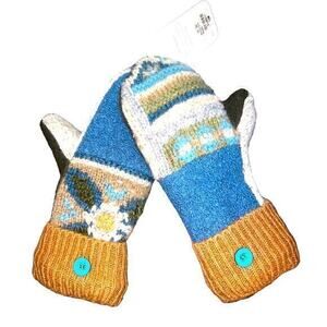 New Mittens on a Mission. Handmade Mittens using Upcycled Wool sweaters.
